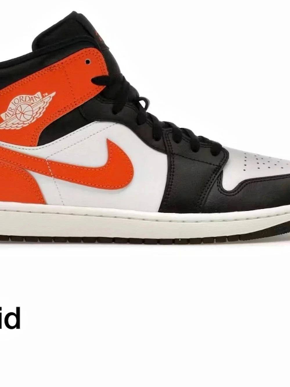 Jordan Air Jordan 1 Retro High OG High-Top Sneakers Orange & Black Boys US 5Y